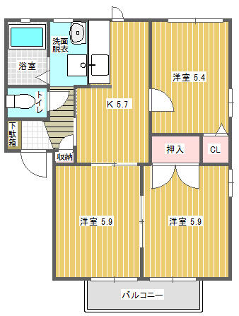 ディアス聖の間取り