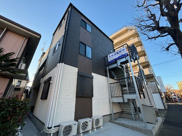 【仮)矢部4丁目新築アパートの建物外観】