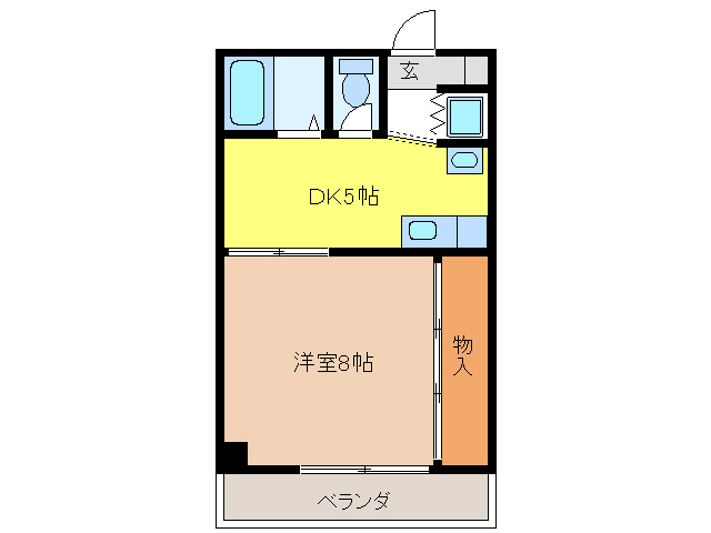 ラフォーレ岐阜の間取り