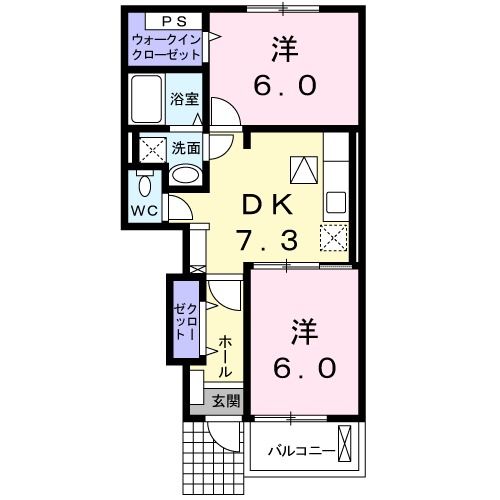 セイバリ－ＵＡの間取り