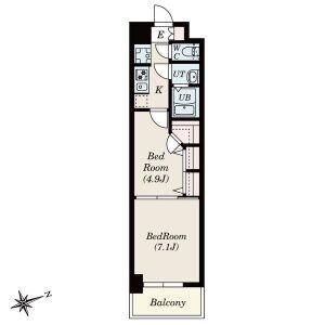 S-RESIDENCE神沢affordの間取り