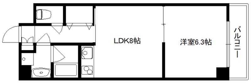 上御所エクセル三宅の間取り