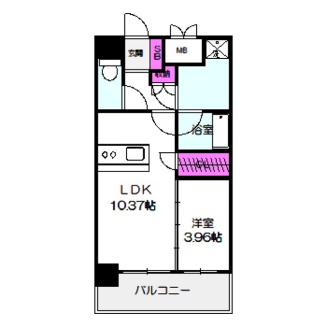 La Douceur放出の間取り