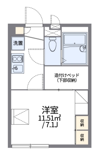 カーサカミニートの間取り