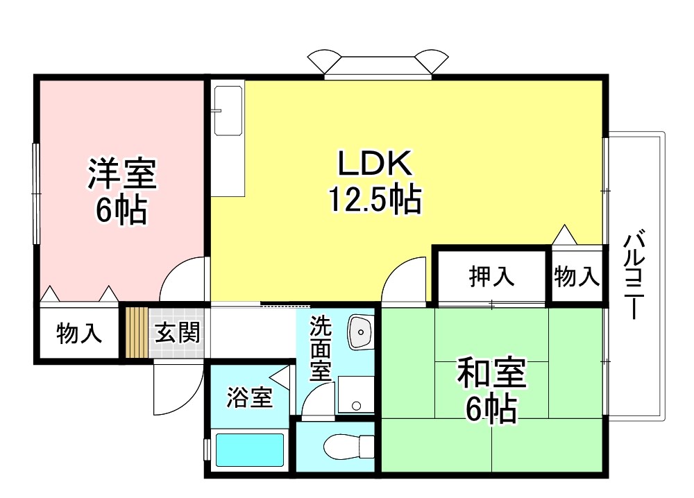 リヴェールIの間取り