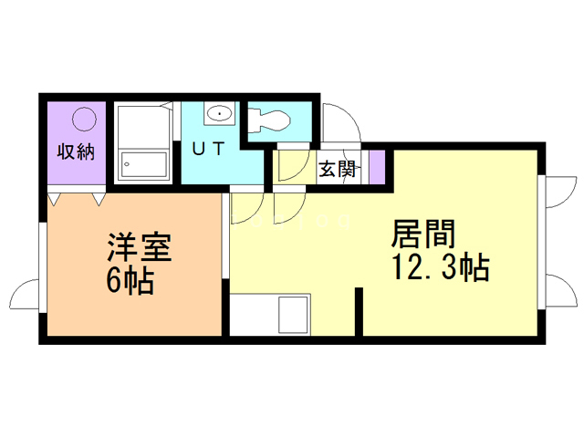 ラビータ宝来の間取り