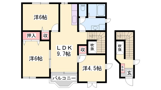 カーペンターIIの間取り