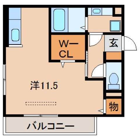 D-room出島の間取り