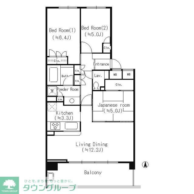 パークアクシス大船の間取り