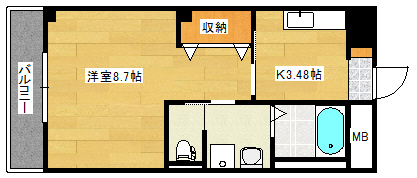 リバレイン東原の間取り