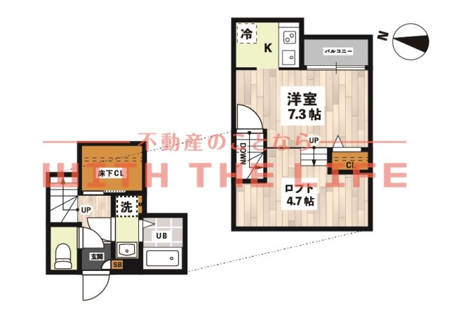 ADC小郡ブルクの間取り