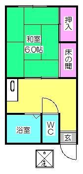 ヴィラ小池の間取り