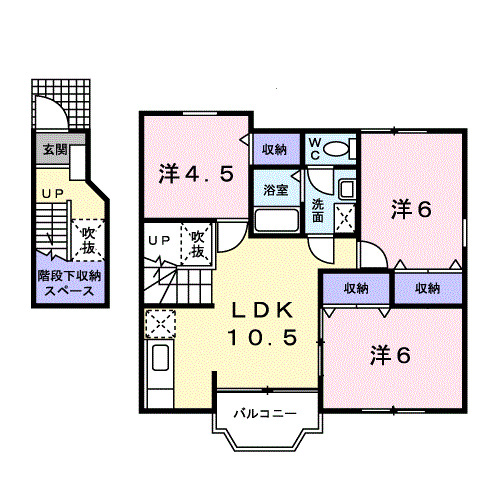 エクセレント壱番館Ｂの間取り