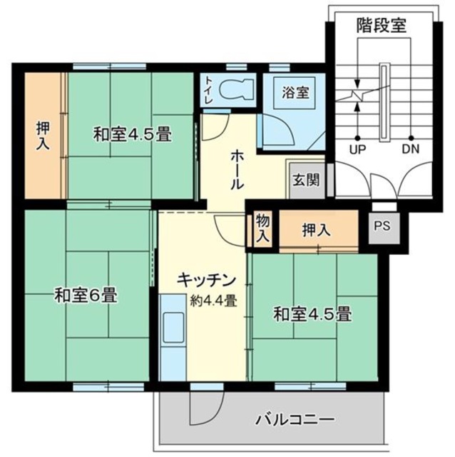 下九沢第312号棟の間取り