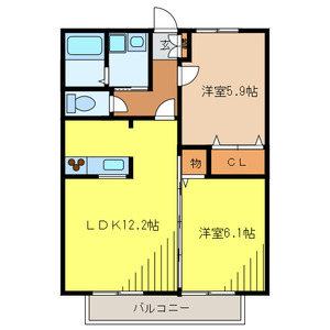 パルメゾンの間取り