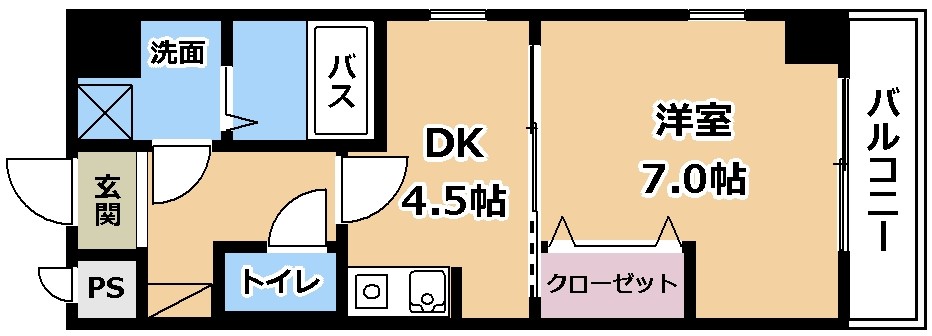 ヴェルジュ南草津の間取り