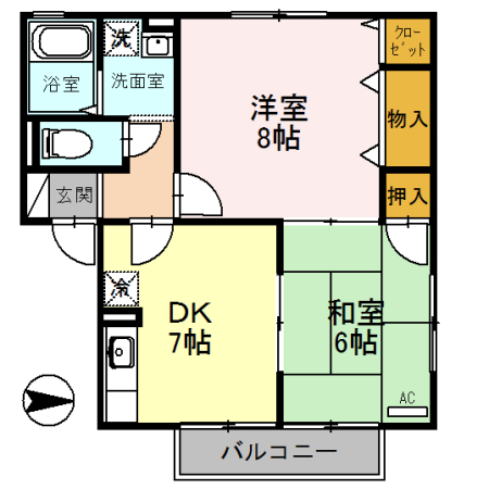 セジュール・カメリア_間取り_0