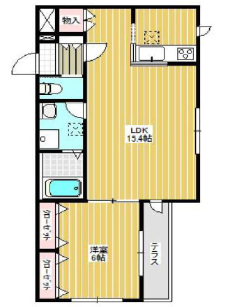 豊島区千早のマンションの間取り