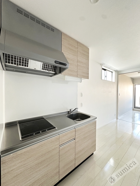 キッチン　２口ＩＨシステムキッチンでお料理楽しく♪♪