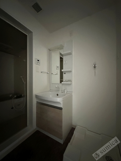 洗面設備　シャンプードレッサー付き・朝シャンもこちらで♪♪