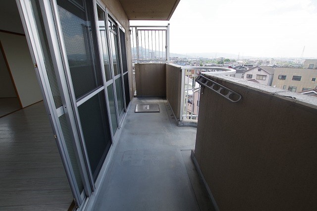 バルコニー　※別号室の写真です。