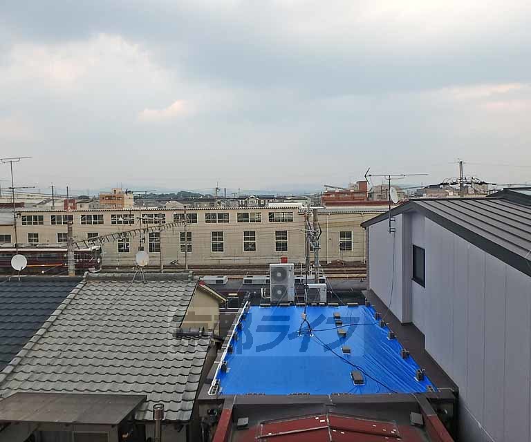 眺望　線路が見えます