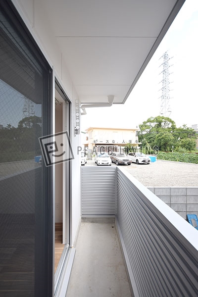 バルコニー　ピース・スクエア八万IIA棟