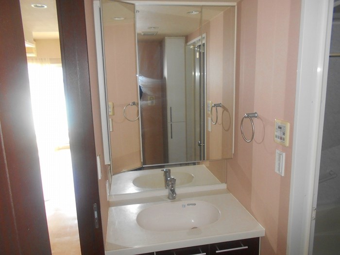 洗面設備　同マンション別部屋参考写真です