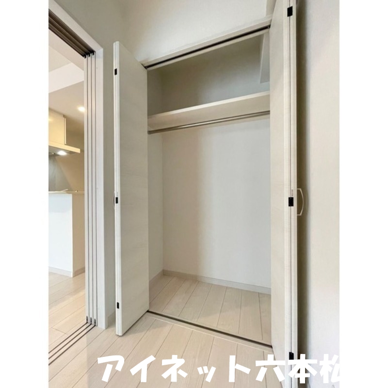 収納　収納も完備。