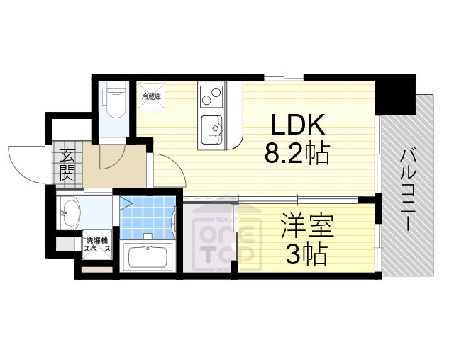 Luxe新大阪6の間取り写真