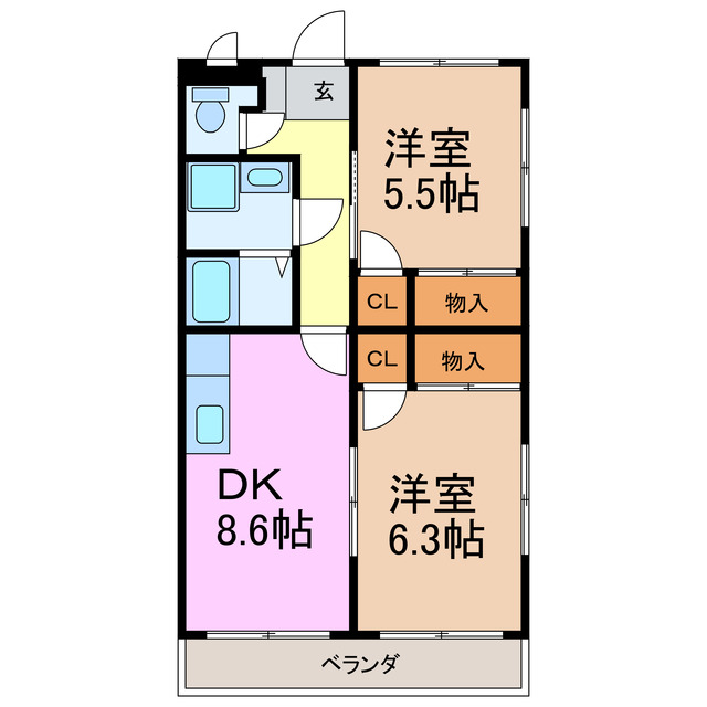 アストレアの間取り写真