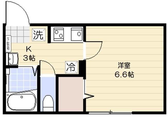 ＪＲ埼京線 与野本町駅 徒歩6分 3階建 新築の間取り写真