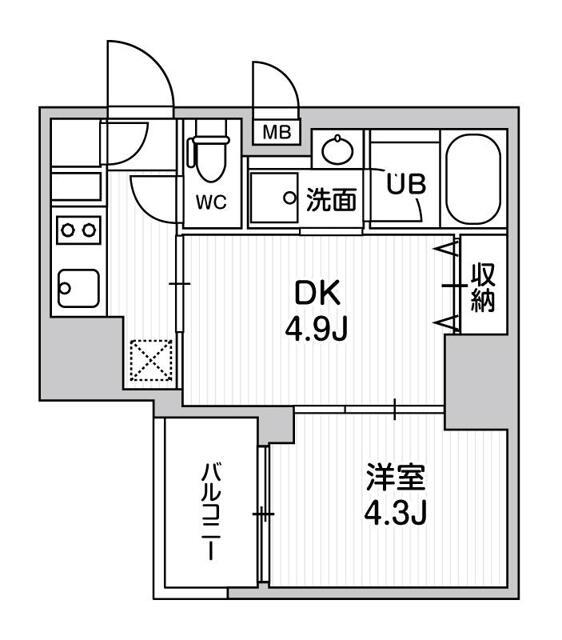 SYFORME大井町IIの間取り写真