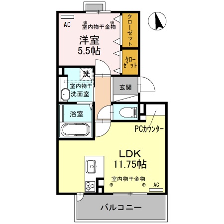 KANADEの間取り写真