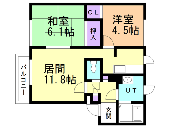 リライブ南沢の間取り