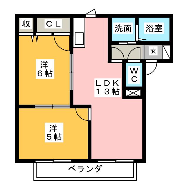 カプリースの間取り