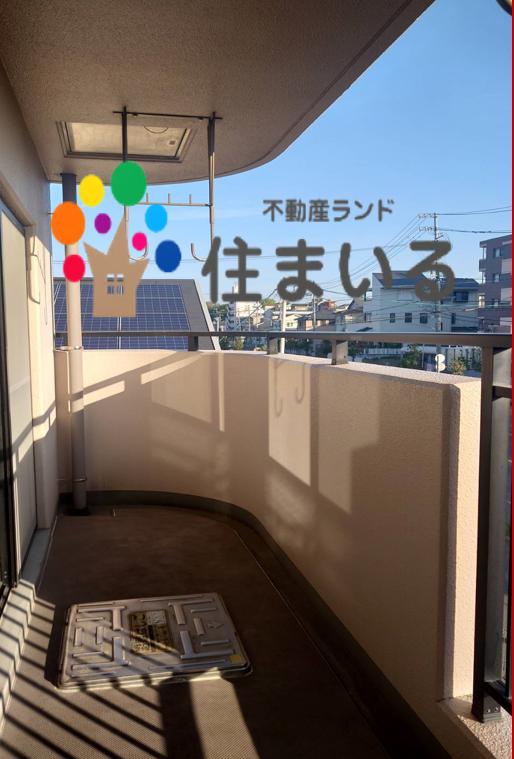 【大府市東新町のマンションのバルコニー】