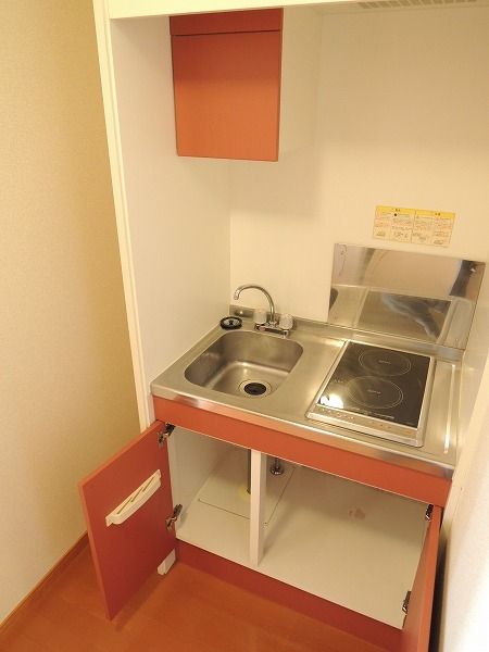 キッチン　電気コンロ２口.