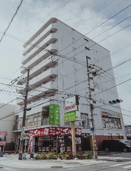 【CITY　SPIRE平野の建物外観】