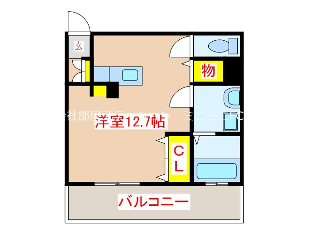 霧島市隼人町東郷のマンションの間取り