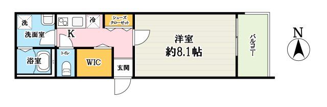 三郷市三郷のアパートの間取り