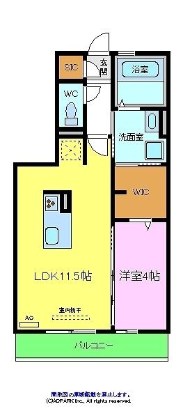 ムーランアヴァンＢ棟の間取り