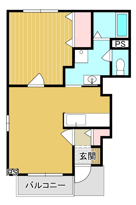 メゾンド・キクチ東石岡の間取り