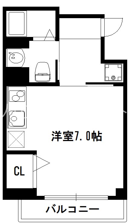 京都市東山区本町４丁目のマンションの間取り