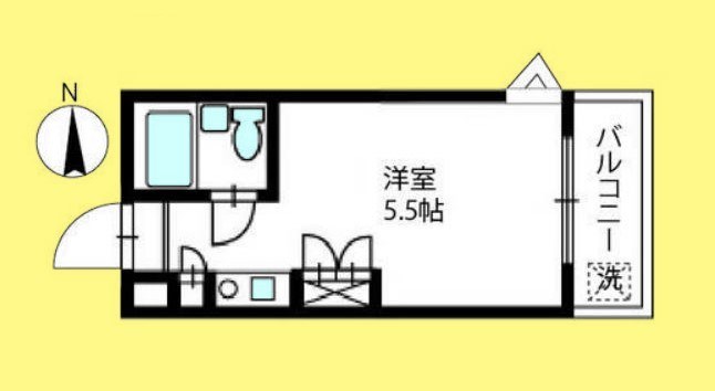 横浜市金沢区能見台通のマンションの間取り