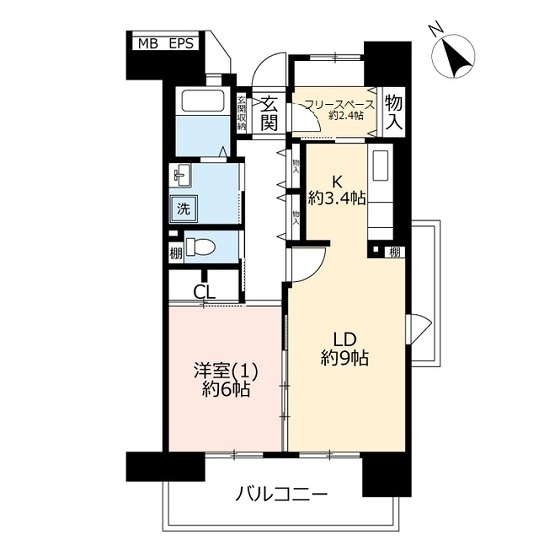 ＵＲコンフォール鶴瀬の間取り