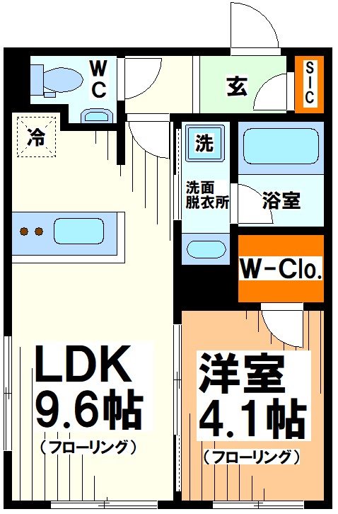 コンポジット渋谷本町の間取り