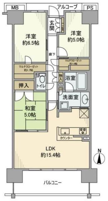 ヴィークステージ多摩センターの間取り