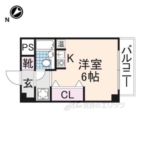 橿原市西池尻町のマンションの間取り