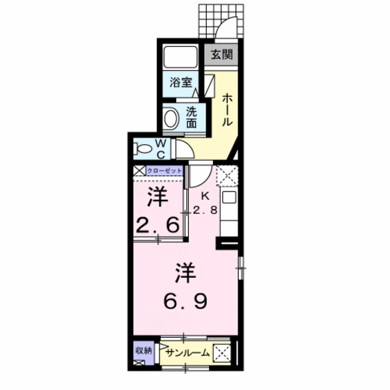 アルカンシェル宰府の間取り